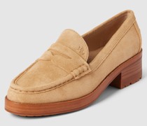 Penny-Loafer mit Label-Detail Modell 'WREN'