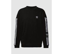 Sweatshirt mit Logo-Stitching Modell 'LOCK UP CREW'