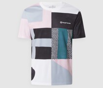 T-Shirt mit Mustermix Modell 'Gandolfo'