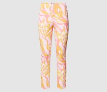 Leggings mit Allover-Muster Modell 'SABRINA'