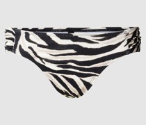 Bikini-Hose mit Animal-Print Modell 'ZEBRA'
