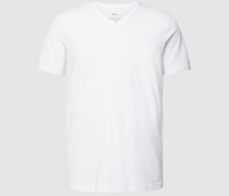 T-Shirt mit Label-Detail