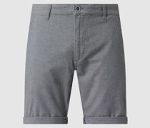 Chino-Shorts mit Stretch-Anteil