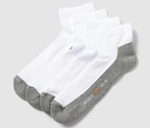 Socken mit Label-Print im 4er-Pack