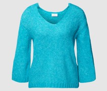 Strickpullover mit V-Ausschnitt Modell 'Alioma'