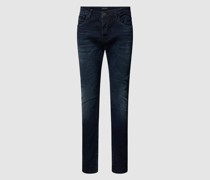 Slim Fit Jeans mit 5-Pocket-Design Modell 'Dave'