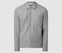 Regular Fit Jacke mit Nadelstreifen Modell 'Joel'