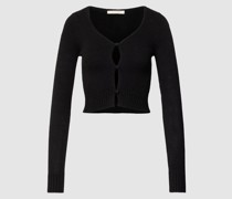 Strickjacke mit Knopfleiste