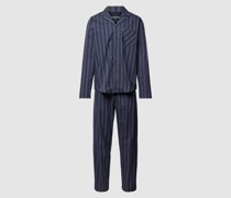 Pyjama mit Streifenmuster