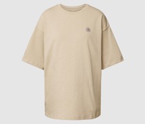Oversized T-Shirt mit Motiv-Stitching Modell 'GAYA'