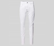 Skinny Fit Jeans in unifarbenem Design Modell 'REVEND FWD'