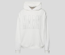 Oversized Hoodie mit Label-Detail