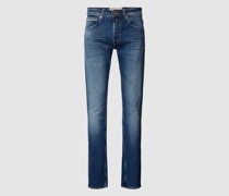 Straight Fit Jeans im 5-Pocket-Design Modell 'Grover'