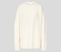 Oversized Pullover mit Mohair-Anteil