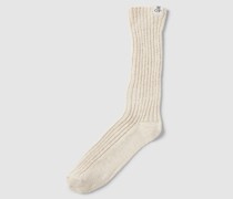 Socken mit Label-Detail Modell 'Henriette'