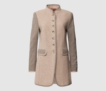 Longblazer mit Pattentaschen
