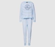 Pyjama mit Label-Print