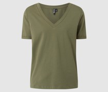 T-Shirt aus Baumwolle Modell 'Ria'