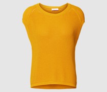 Strickshirt mit Rundhalsausschnitt
