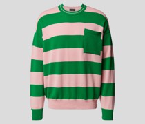 Pullover mit Streifenmuster
