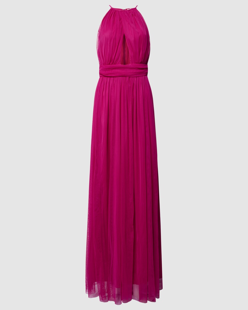 Lace & Beads Damen Abendkleid mit Cut Out