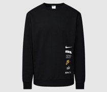 Sweatshirt mit Label-Print Modell 'CLUB'