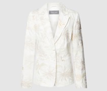 Blazer mit Allover-Print