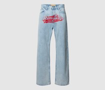 Baggy Fit Jeans mit Label-Print