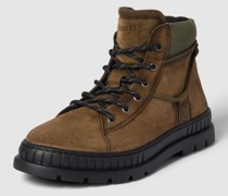 Boots mit Label-Detail