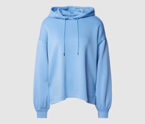 Oversized Hoodie mit Label-Detail Modell 'Janelle'