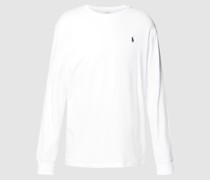 Longsleeve mit Label-Stitching