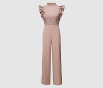 Jumpsuit mit Volantärmeln