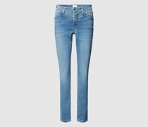 Slim Fit Jeans mit Ziernähten Modell 'PARLA SEAM'