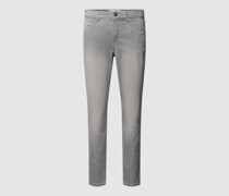 Skinny Fit Jeans mit verkürztem Schnitt Modell 'ORNELLA SPORTY'