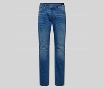 Slim Fit Jeans mit Label-Detail Modell 'Stephen'