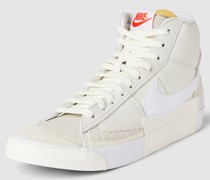 High Top Sneaker aus Leder mit Label-Detail Modell 'Mid Pro Club'