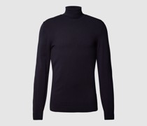 Strickpullover mit Rollkragen