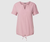 Blusenshirt mit V-Ausschnitt