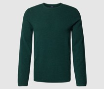 Strickpullover mit Rundhalsausschnitt