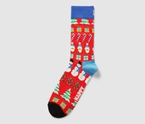 Socken mit Motiv Print Modell 'All I Want For Christmas'