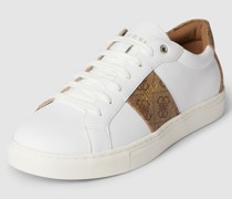 Sneaker mit Kontrastbesatz Modell 'TODA'