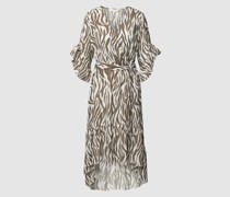 Maxikleid mit Animal-Print