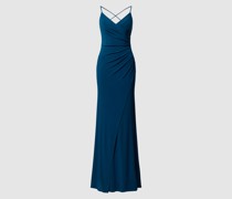 Abendkleid in Wickel-Optik