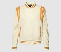 College-Jacke mit Kontraststreifen Modell 'High Roller Bomber'