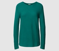Strickpullover mit Strukturmuster