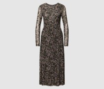 Midikleid mit Allover-Muster