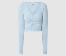PAMELA X NA-KD REBORN Cropped Shirt mit Rippenstruktur – Exklusiv bei uns