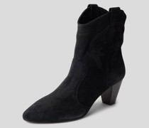 Stiefeletten mit Blockabsatz