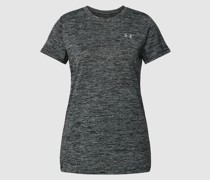 T-Shirt mit Label-Print