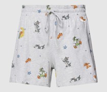 Loose Fit Pyjama-Shorts mit Tom&Jerry®-Print